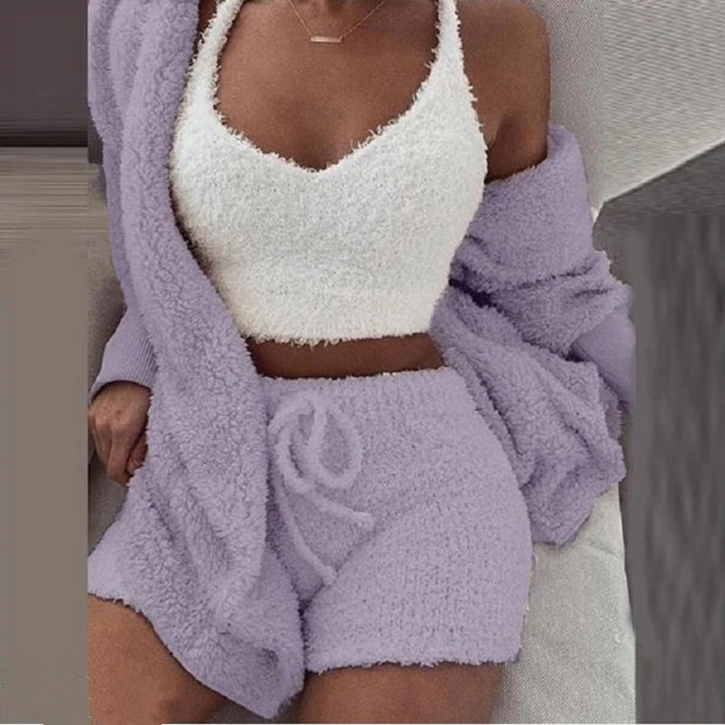 ensemble 3 Pieces tout doux détente