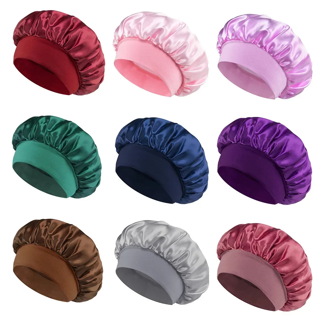 bonnet de nuit en satin