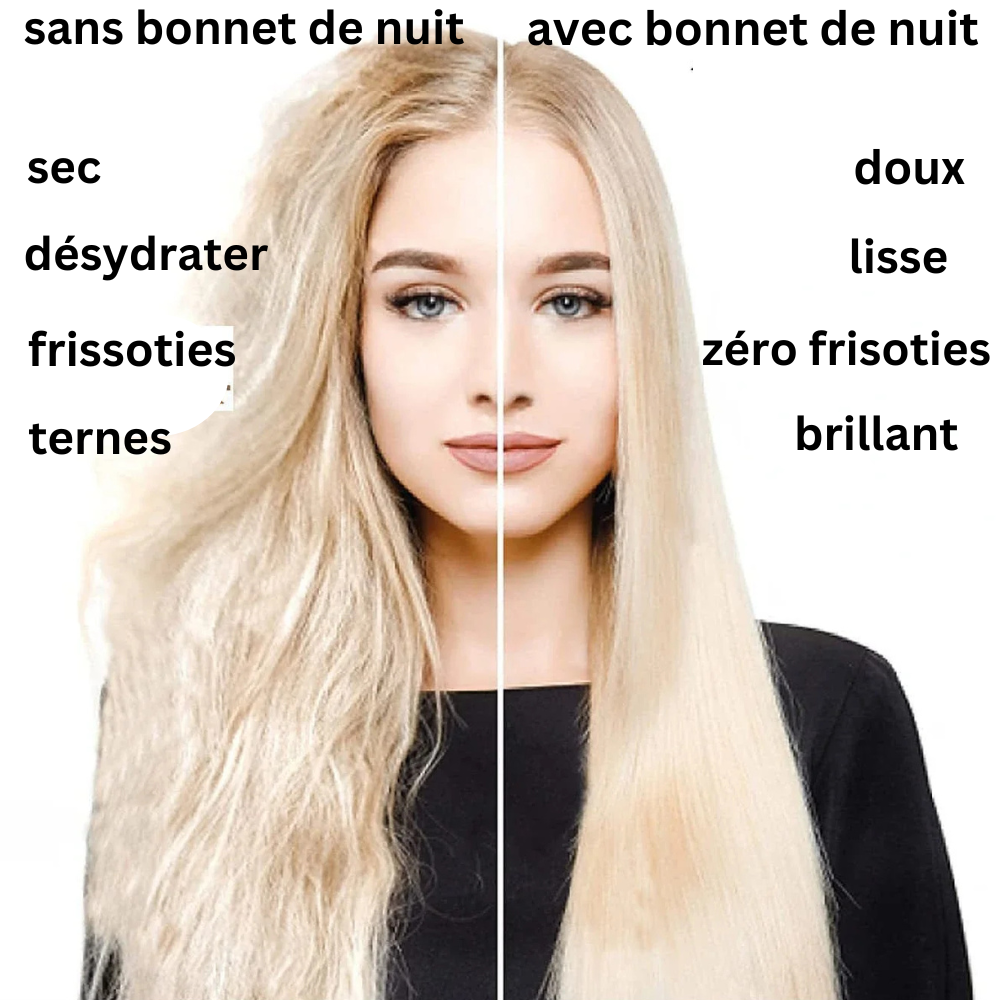 bonnet de nuit en satin