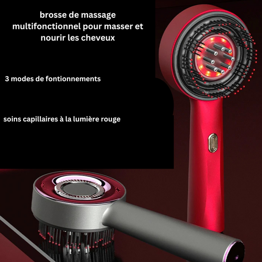 Brosse  pour favoriser la pousse des cheveux
