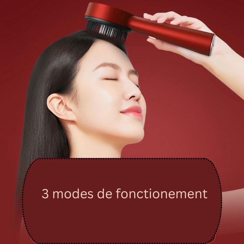 Brosse  pour favoriser la pousse des cheveux