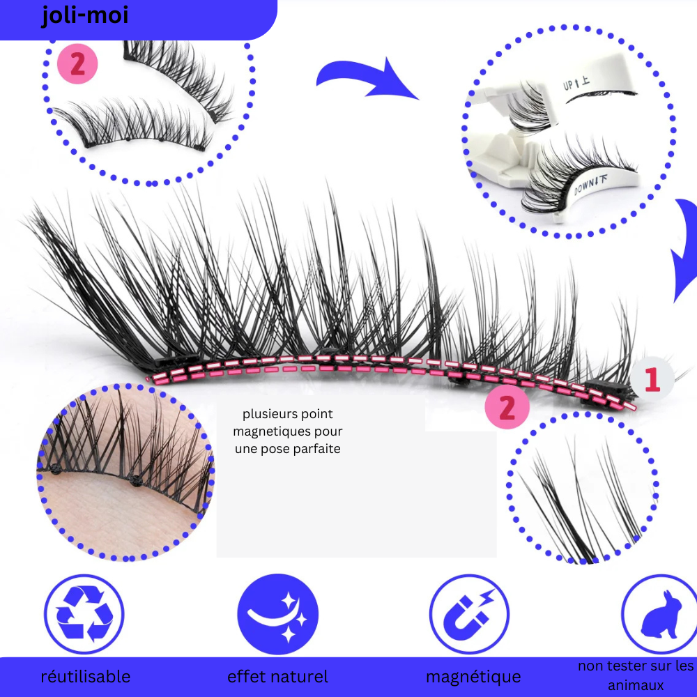 kit faux cils magnetiques